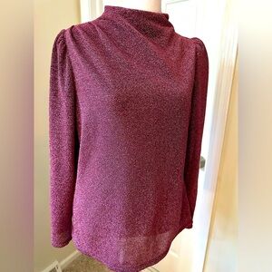 Rebecca Taylor sparkle top size L Holiday Perfect!